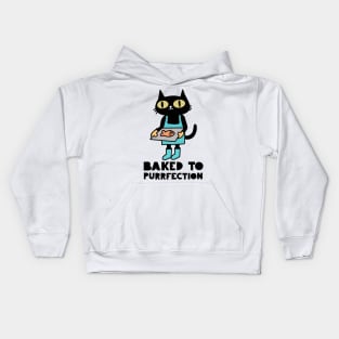 Baked to Purrfection Kids Hoodie